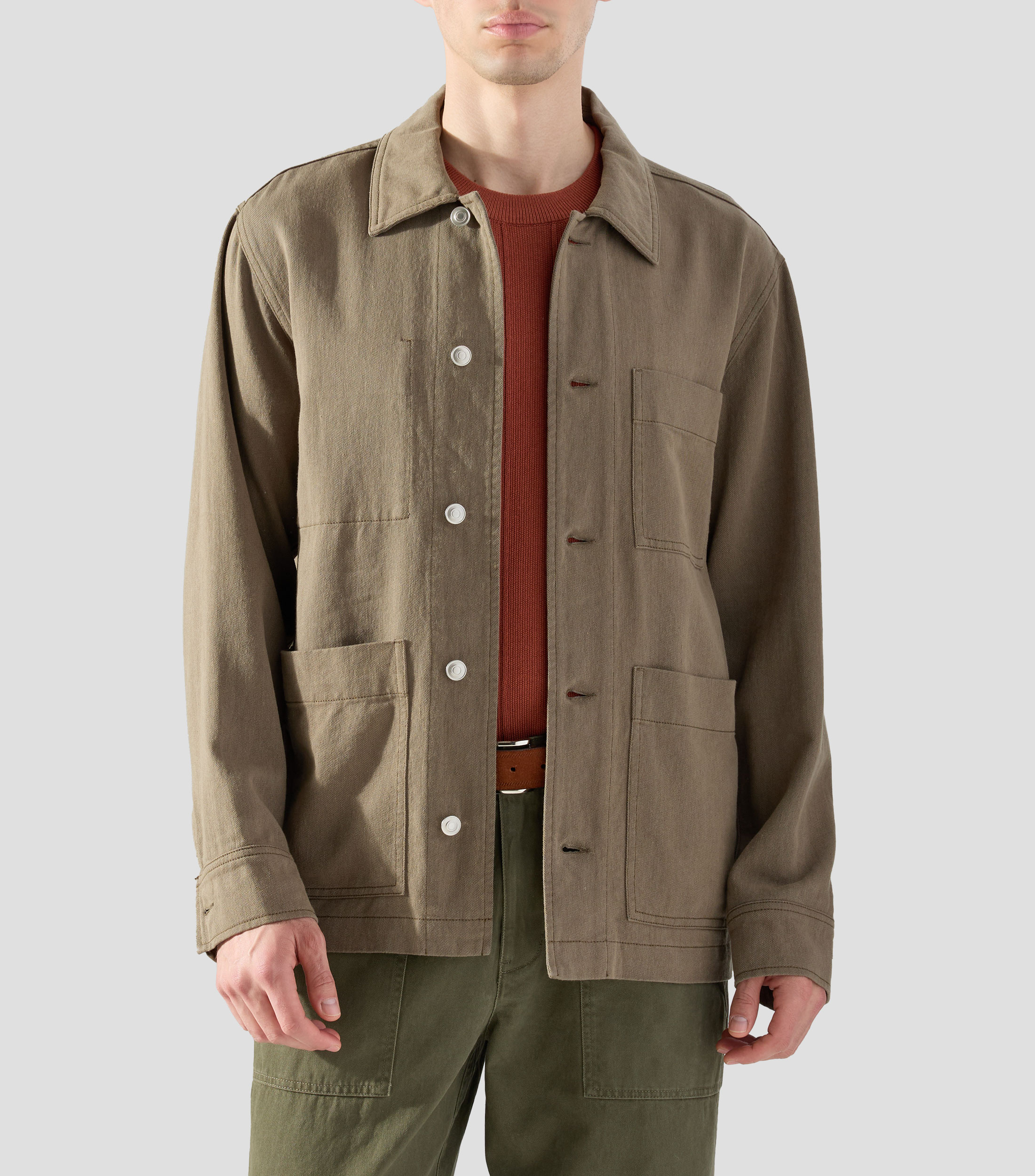 Sobrecamisa de mezclilla Hombre